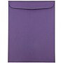 JAM Paper 9" x 12"" Open End Catalog Envelopes, Dark Purple, 10/Pack (51287430D)~#|#~m003550697_sc7
