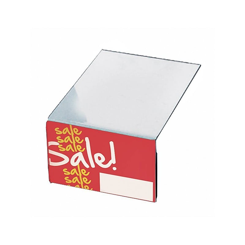 Azar Sign Holder, 5.5" x 3.5", Horizontal, Clear Acrylic, 10/Pack (142701) image 1