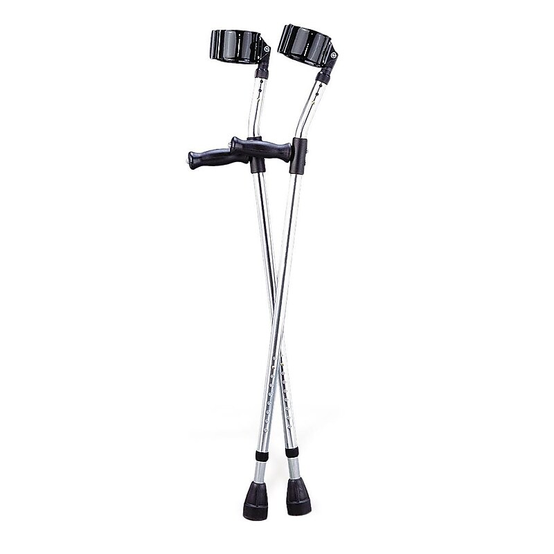 Guardian Forearm Crutches, 5 ft to 6 ft 2" H, Adult (G05161) image 1