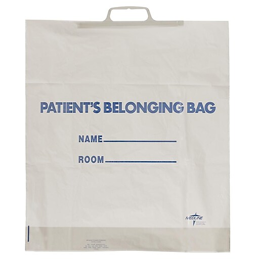Shop Staples for Medline Rigid Handle Patient Belonging Bags