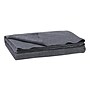 Medline Polyester/Cellulose Emergency Blankets, Gray, 80" L x 40" W, 10/Pack~#|#~m003551068_sc7