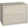 FireKing Classic 2-Drawer Lateral File Cabinet, Letter/Legal Size, Lockable, Fire Resistant, Parchment (23822CPA)~#|#~m003551095_sc7