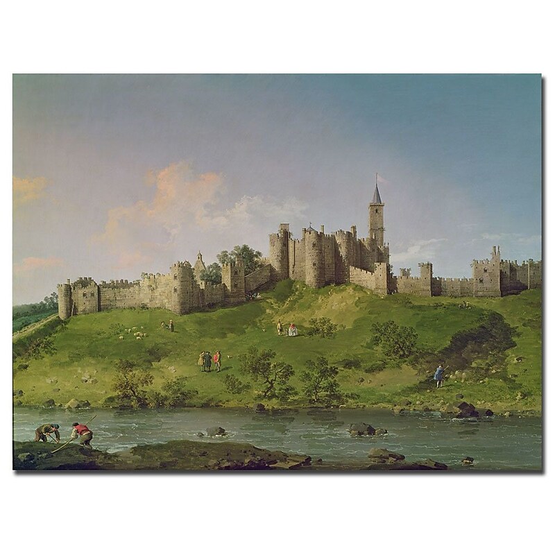 Trademark Global Canatello "Alnwick Castle" Canvas Art, 18" x 24" image 1