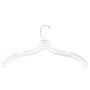 Nahanco 17" Plastic Jumbo Weight Dress Hanger, Clear, 100/Pack  (405)~#|#~m003551533_sc7