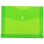 JAM Paper Standard Plastic Document File, Letter, Lime Green, 12/Pack (218V2LI)~#|#~m003551769_sc7