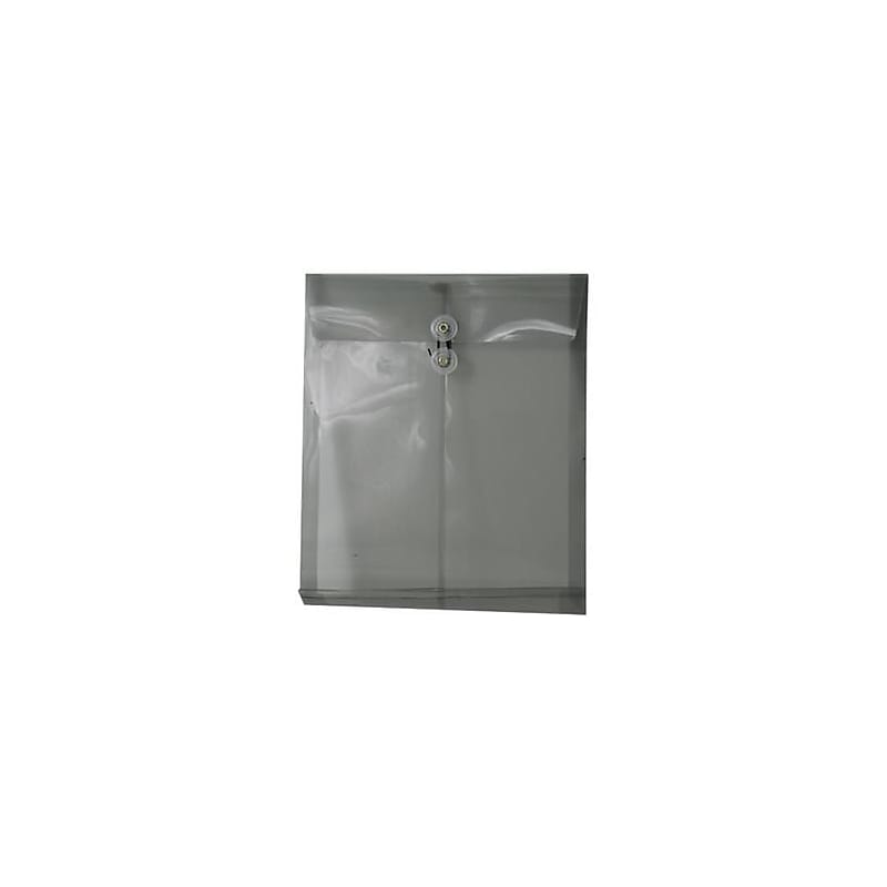 JAM Paper Standard Plastic Document File, Letter, Smoke Grey, 12/Pack (118B1SM) image 1