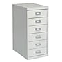 Bisley® 6 Drawer Steel Desktop Multidrawer Cabinet, White~#|#~m003551831_sc7