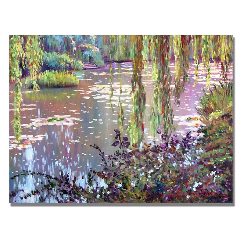 Trademark Fine Art 'Homage to Monet' 35" x 47" Canvas Art image 1