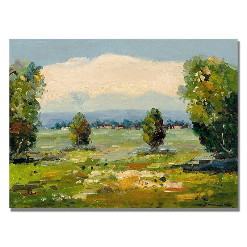 Trademark Fine Art 'A New Day III' 35" x 47" Canvas Art image 1