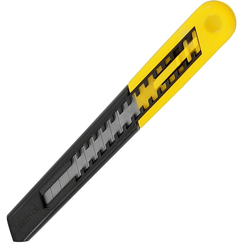 Stanley QuickPoint Pocket Knife, 5 1/8", Black/Yellow, Each (10-150) image 1