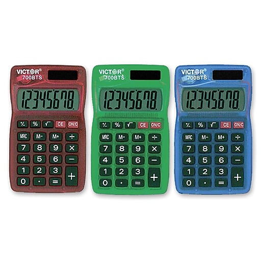 Victor Technology Dual Power Pocket Calculator | Staples