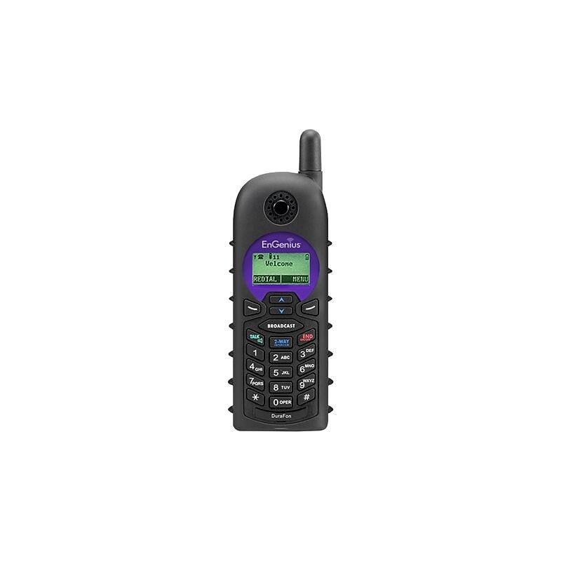 EnGenius® DURAFON-SIP-HC SIP Cordless Phone System Handset, Black image 1