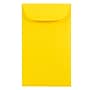 JAM Paper #6 Coin Business Colored Envelopes, 3.375 x 6, Yellow Recycled, 25/Pack (356730557)~#|#~m003562845_sc7