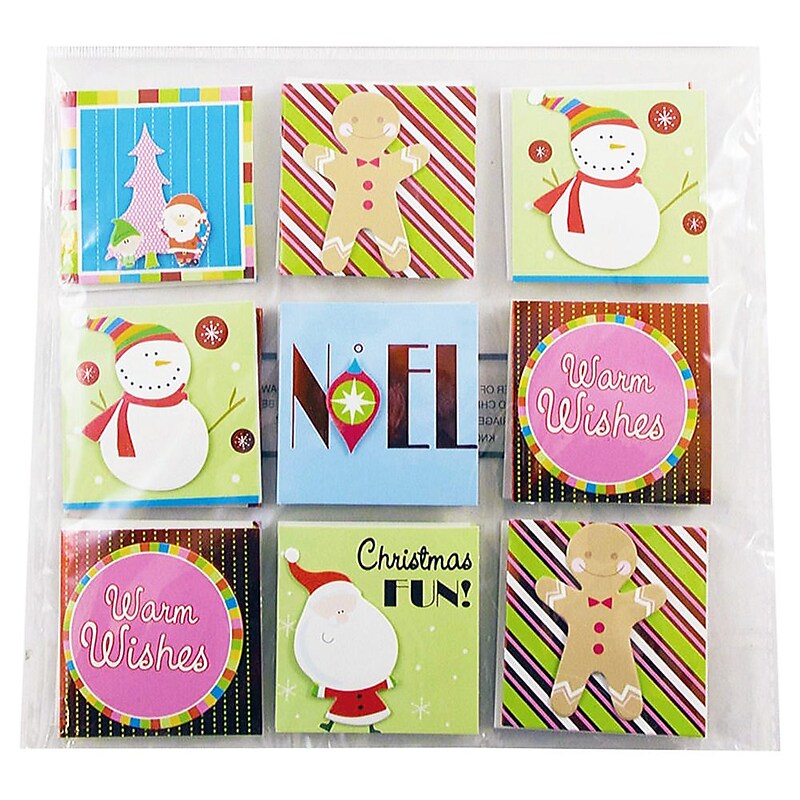 JAM Paper® Christmas Gift Tags, Assorted Colors, 18/Pack (526IG74714) image 1