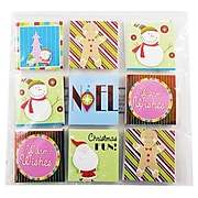 JAM Paper® Christmas Gift Tags, Assorted Colors, 18/Pack (526IG74714)