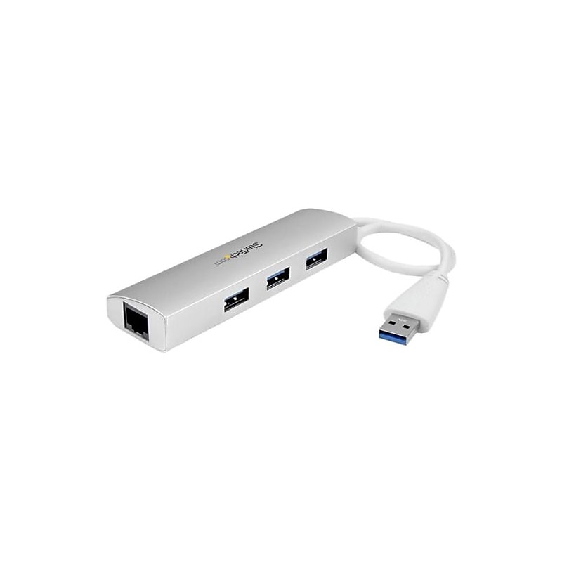 StarTech 3-Port USB Gigabit Ethernet Adapter (ST3300G3UA) image 1