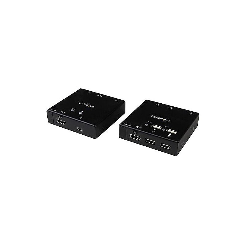 StarTech.com® HDMI Over CAT6 Extender with 4-Port USB Hub (ST121USBHD) image 1