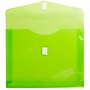 JAM Paper Standard Plastic Document File, Letter, Lime Green, 12/Pack (218V2LI)~#|#~m003564644_sc7