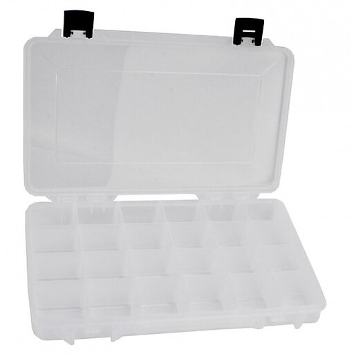 NAHANCO 14" x 8 1/2" x 2" Plastic Storage Tray Staples