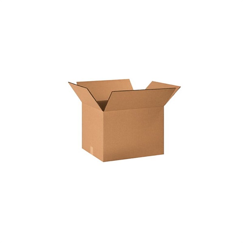 20" x 16" x 14" Shipping Boxes, 48 ECT Double Wall, Brown, 15/Bundle (HD201614DW) image 1