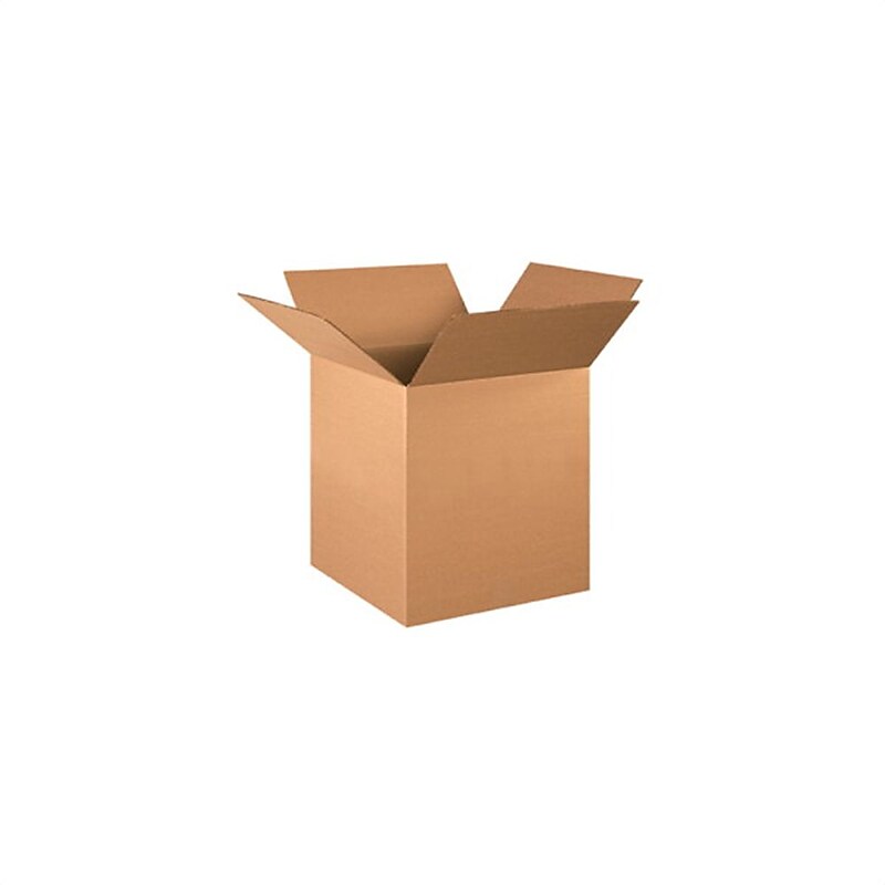 16" x 16" x 18" Shipping Boxes, 32 ECT, Brown, 25/Bundle (161618) image 1