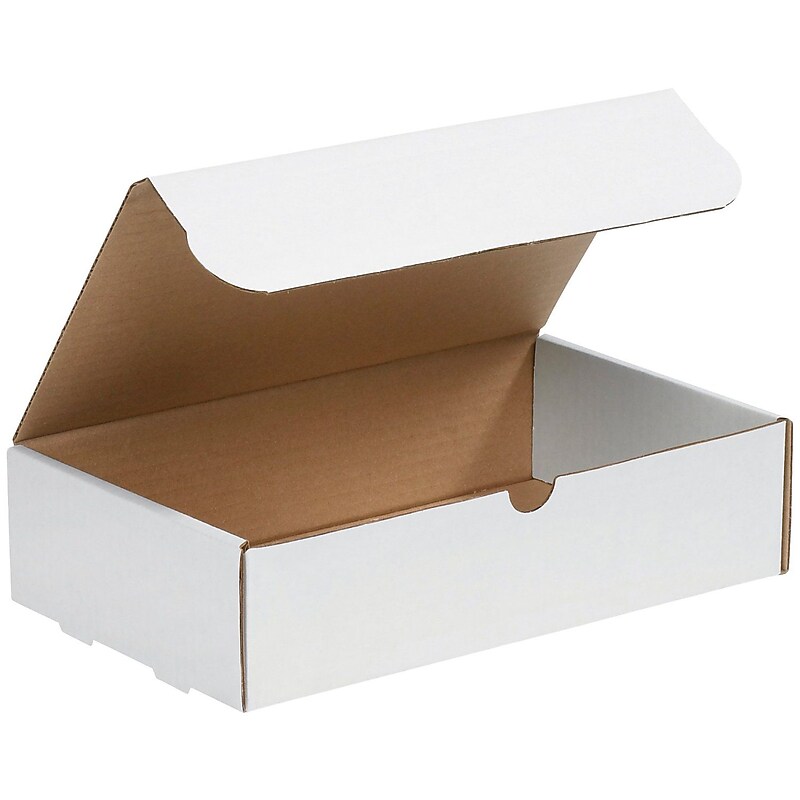 White Corrugated Mailers, 11" x 6-1/2" x 2-3/4", 50/Bundle image 1