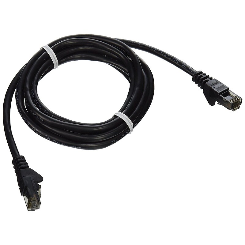 Belkin® 100' RJ45 Cat-6 Patch Cable; Black image 1