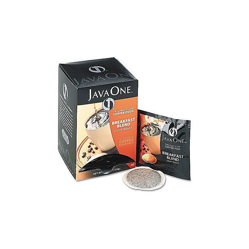 Java One Breakfast Blend Coffee Packet, Light Roast, 0.3 oz., 14/Box (JTC30106) image 1