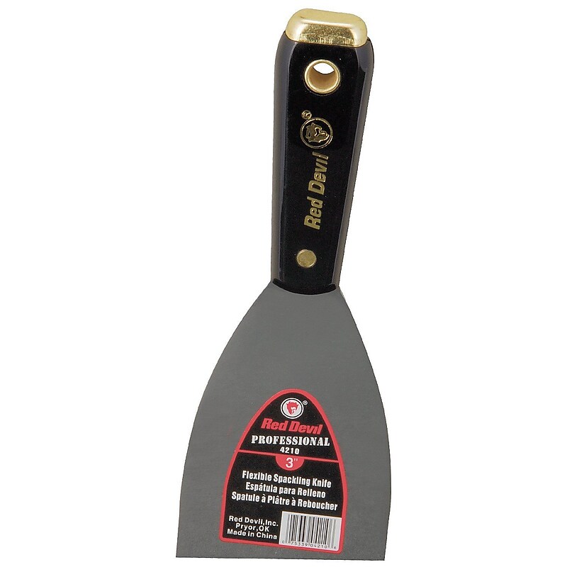 Red Devil Series 4200 Professional 3" Putty Knife, Flexible Steel (630-4210) image 1