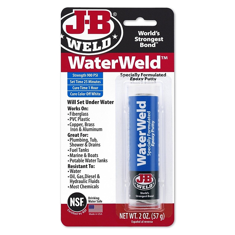 J-B Weld Adhesive Putty, 2 oz., White (803-8277) image 1