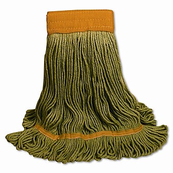O'Dell 1200 Series Large Recycled PET Mop Head, 5" Headband, Green (1200L/GR)