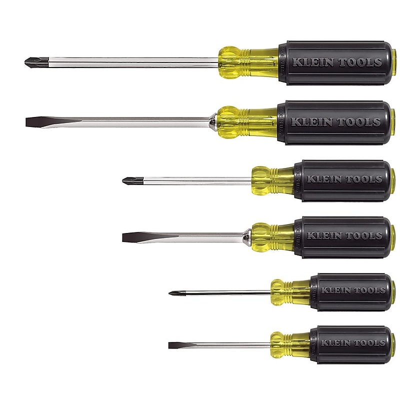 Klein Tools Cushion-Grip Screwdriver Set, 6/Set (409-85074) image 1