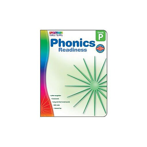 Spectrum Phonics Readiness Workbook Staples