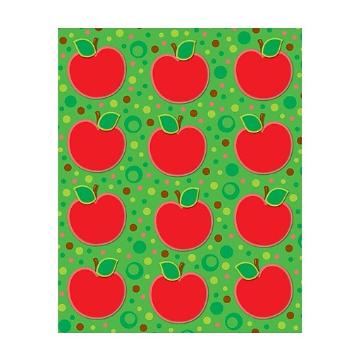 CarsonDellosa Apples Shape Stickers, 72 Stickers Per Pack Staples