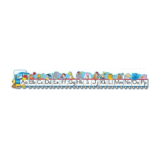 carson dellosa alphabet train bulletin board set at staples