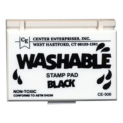 Center Enterprises® Washable Stamp Pad, Black at Staples
