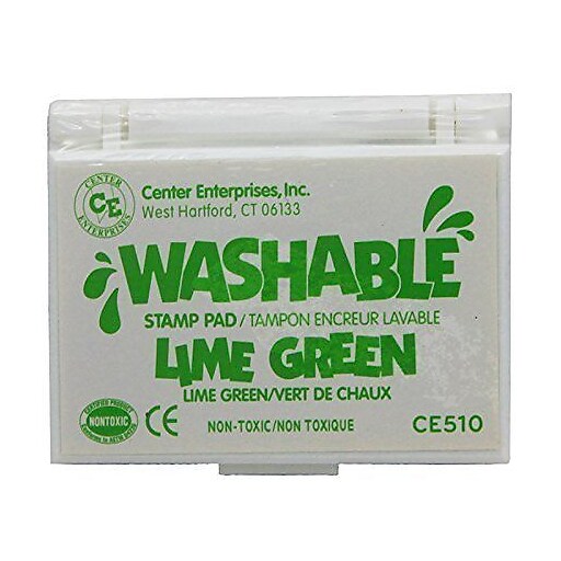 Center Enterprises Washable Stamp Pad Lime Green Ce 510 At Staples