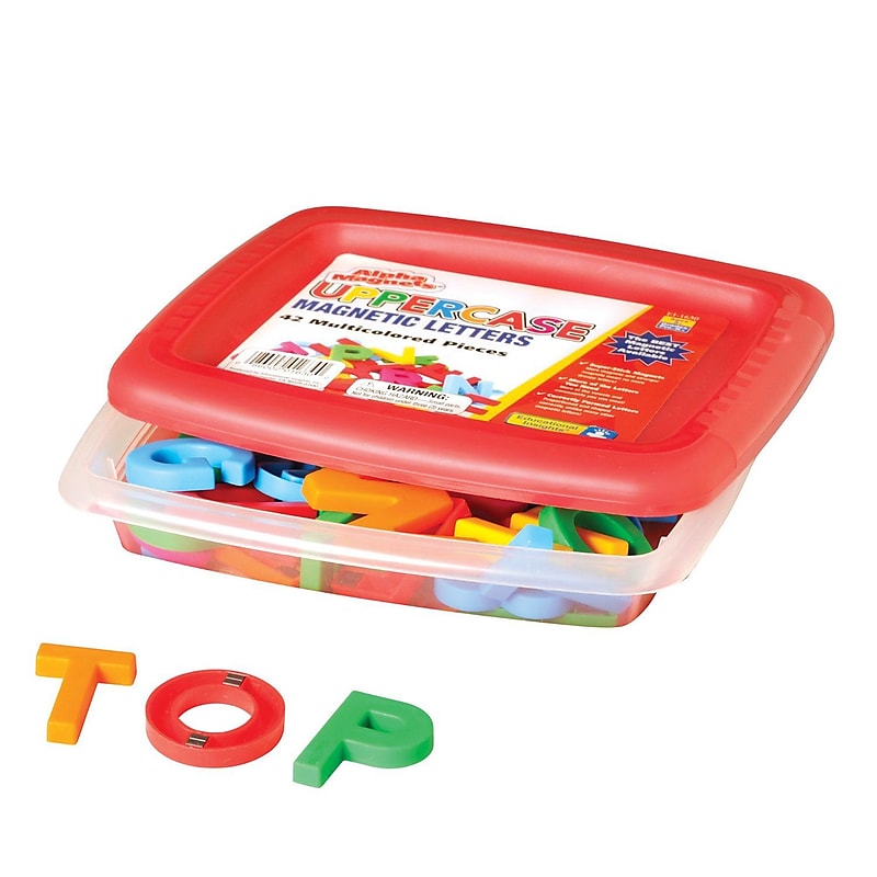 Educational Insights AlphaMagnets, Multicolored, Uppercase (1630) image 1
