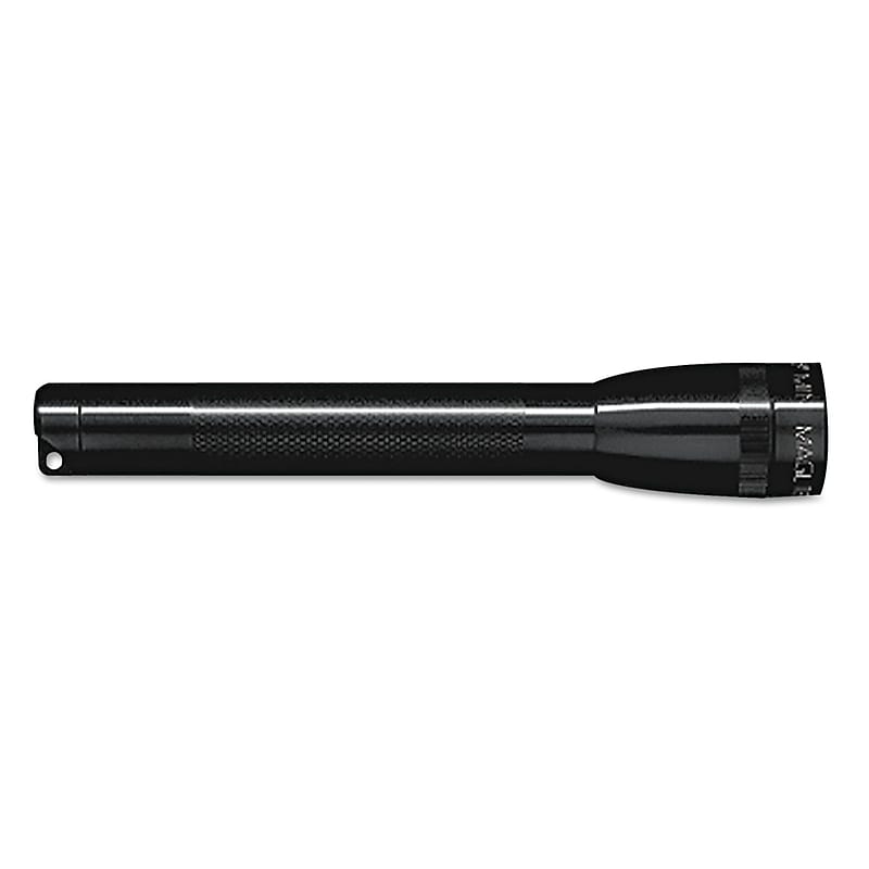 Mini MAG-Lite® Aluminum Flashlight, Incandescent, 2 3VDC AA Alkaline, Black image 1