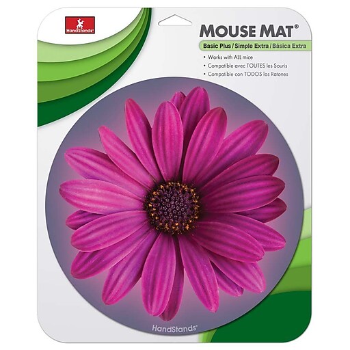 American Covers® Handstands® Round Flower Mouse Mat Staples
