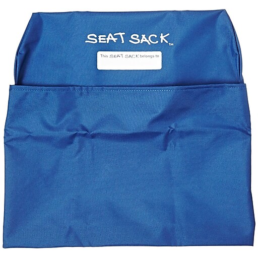 Seat Sack Small Seat Sack, 12", Blue Staples