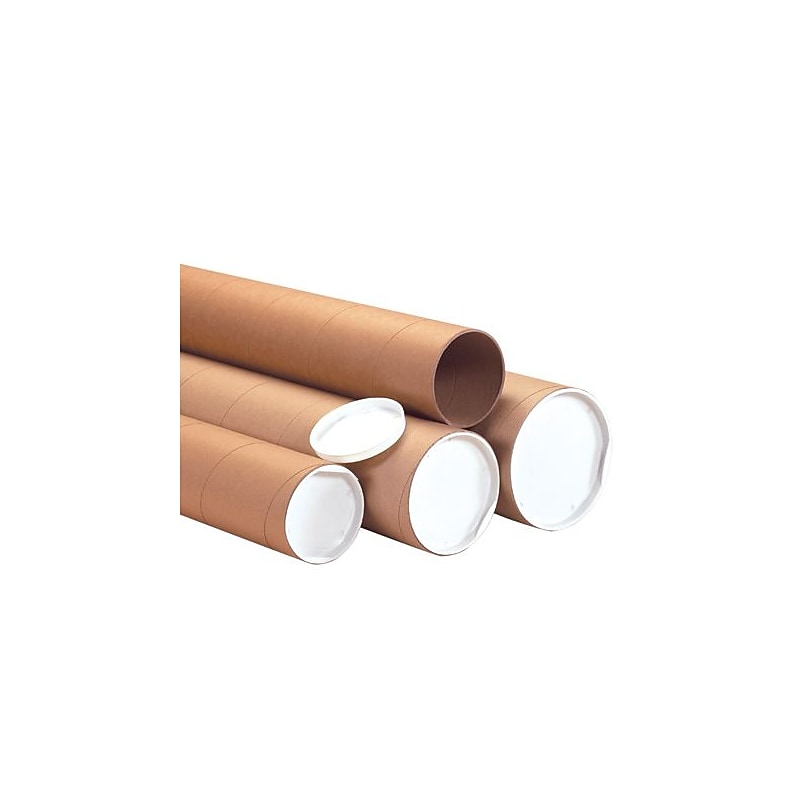 5" x 24" Kraft Jumbo Mailing Tube, 15/Carton (HD5024K) image 1