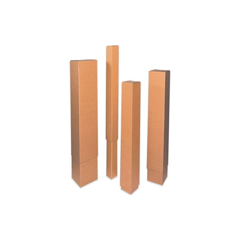 14" x 14" x 40" Telescoping Inner Boxes, 32 ECT, Brown, 15/Bundle (T141440INNER) image 1