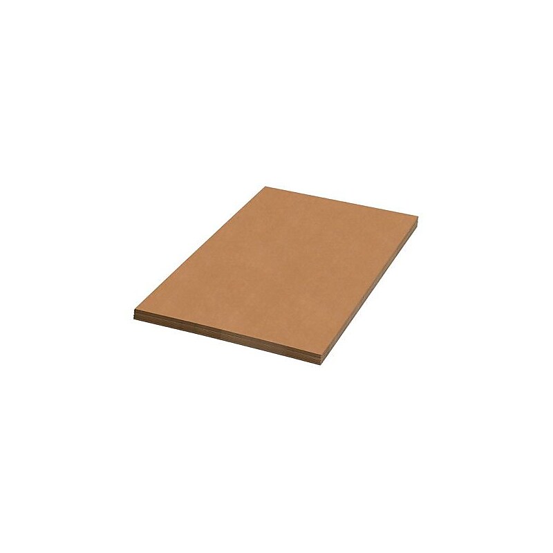 SI Products Corrugated Sheet, 16" x 16", 32 ECT, Kraft, 50/Bundle (SP1616) image 1
