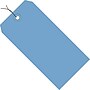 5 1/4" x 2 5/8" - Dark Blue 13 Pt. Shipping Tag - Pre-Wired, 1000/Case~#|#~m003578463_sc7