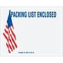 Packing List Envelope, 7" x 5 1/2" - U.S.A. Flag Panel Face, "Packing List Enclosed", 1000/Case~#|#~m003578480_sc7