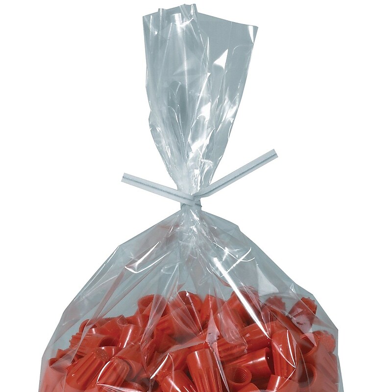 4" Paper Twist Ties, White 2000/Carton (PBT4W) image 1