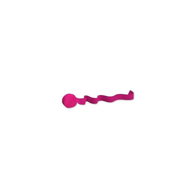 Creative Converting Hot Magenta Pink Streamer, 6 Count (DTC078290STRMR) image 1