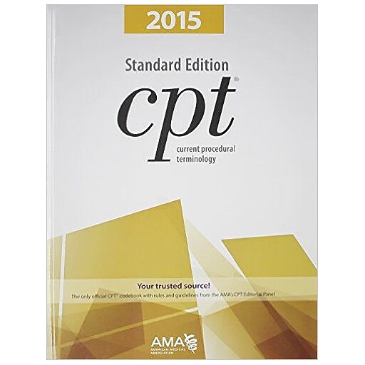 AMA CPT Code Books, Standard, Softbound, 2015 at Staples