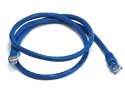  2m Blue Gigabit Snagless RJ45 UTP Cat6 Patch Cable - 2 M Patch Cord - 2m Cat 6 Patch Cable